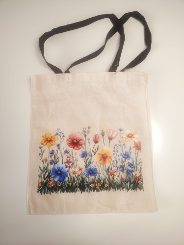 torba shopper kwiaty