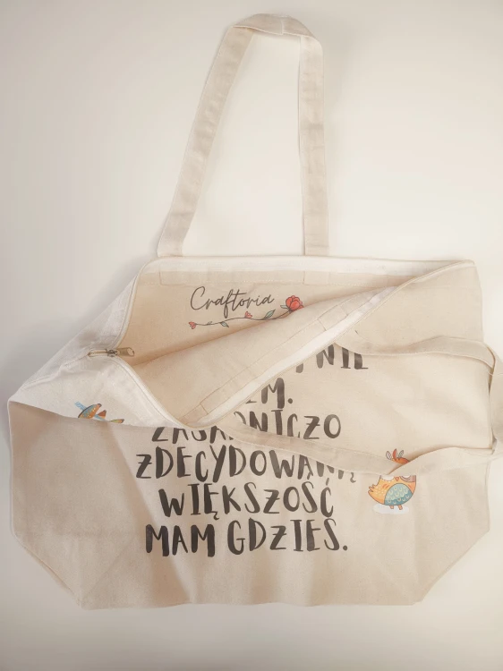 torba shopper napis